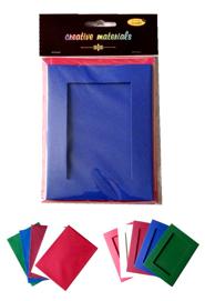 Karty passepartout prostokątne 105x15cm, 5+5 zestaw kol intens Karty passepartout prostokątne 105x15cm, 5+5 zestaw kol intens